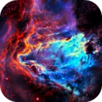 nebula wallpapers android application logo